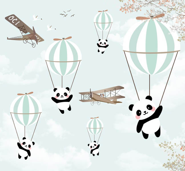 Фотошпалери панди