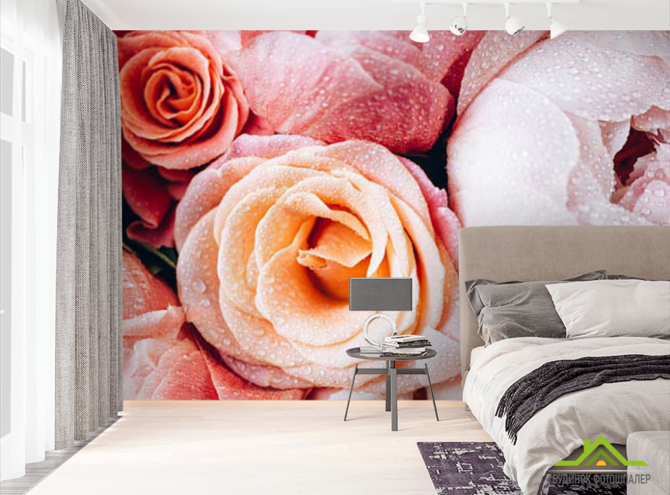 выбрать Фотошпалери квіти і роса Фотошпалери Квіти на стіну