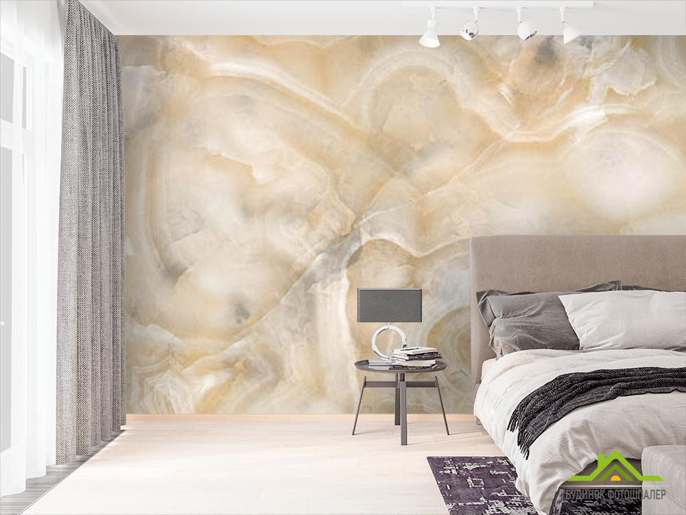 Фотообои Бежевый мрамор