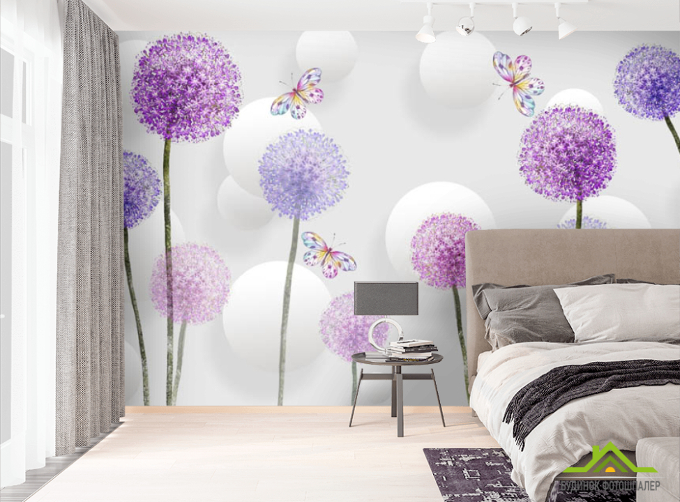 выбрать Фотообои цветные одуванчики Фотообои разные на стену