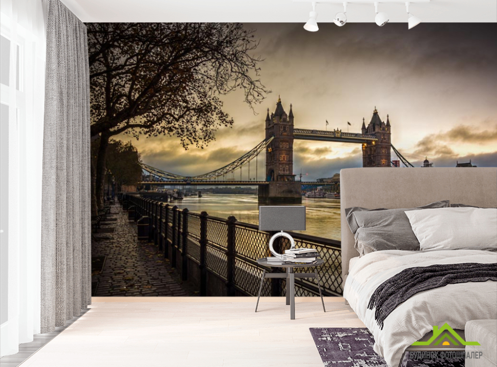 выбрать Фотошпалери вечірній Лондонський міст Фотошпалери Місто на стіну