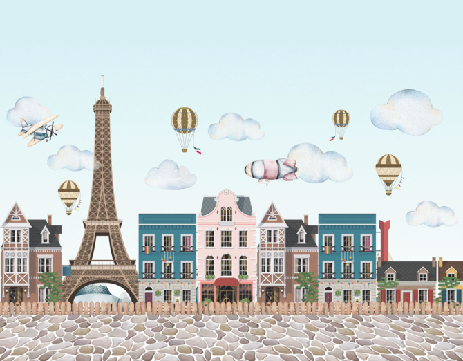 Фотообои Домики