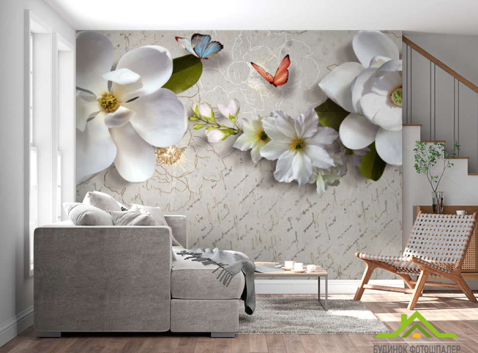 выбрать Фотошпалери Фреска нічне місто Фотошпалери Квіти на стіну