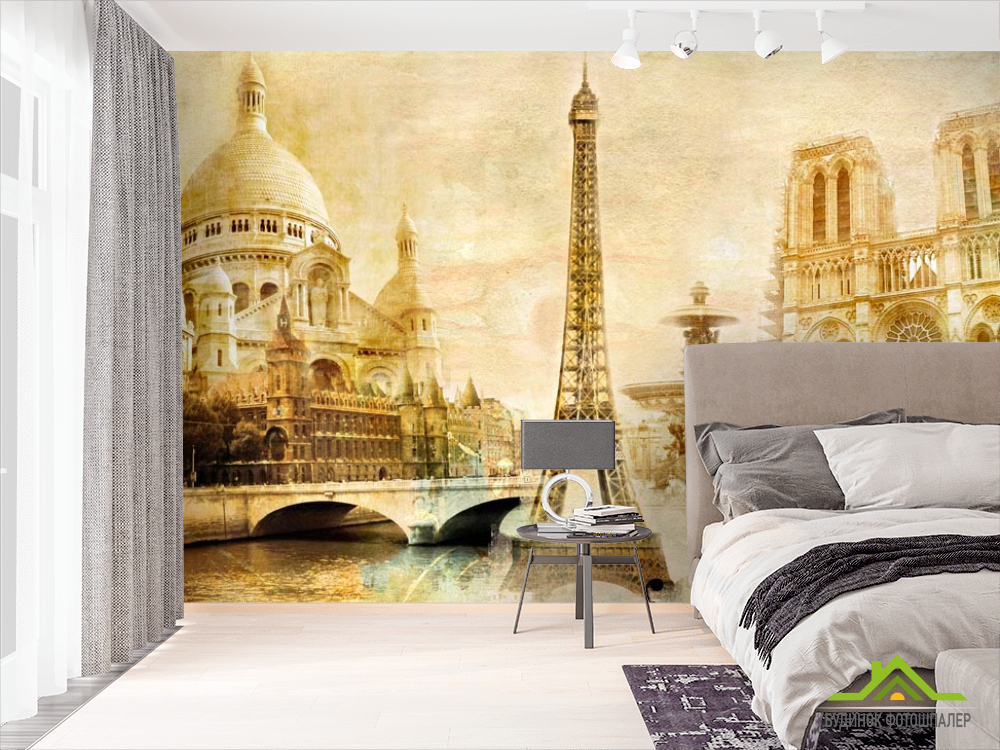 Фотообои Винтажный Париж