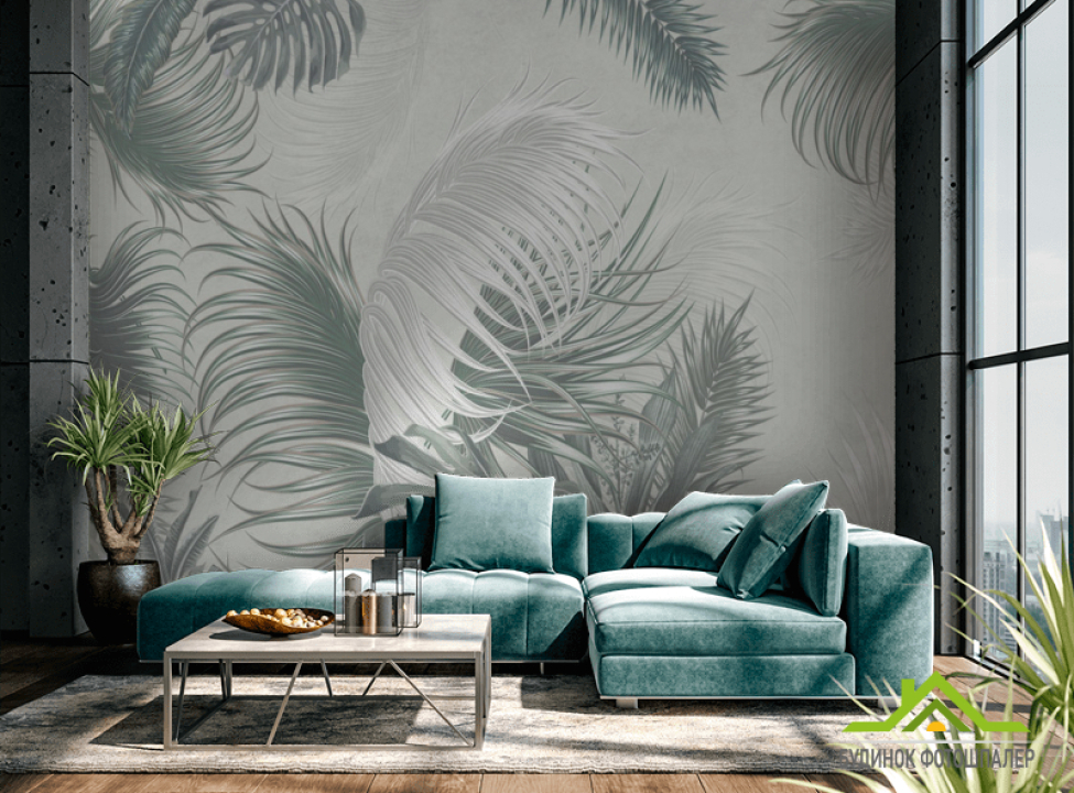 выбрать Фотообои Тропические листья Фотообои тропические листья на стену