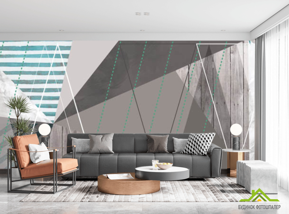 выбрать Фотообои Геометрические линии Фотообои Геометрия на стену