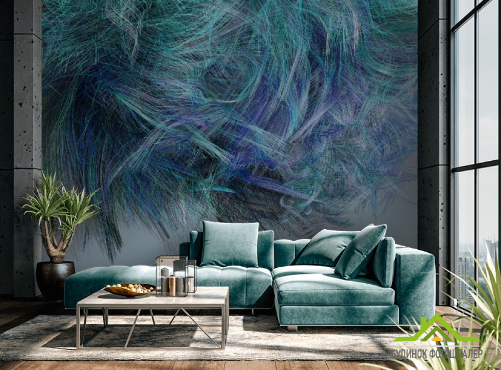 выбрать Фотошпалери пір'я, Абстракція Фотошпалери пір'я на стіну