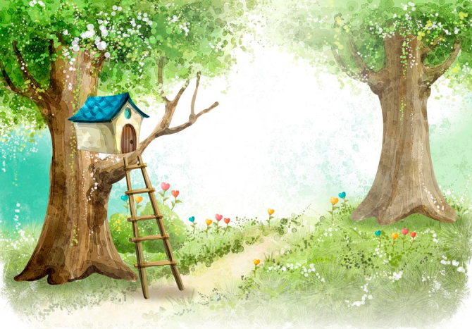 Фотошпалери Будиночок на дереві