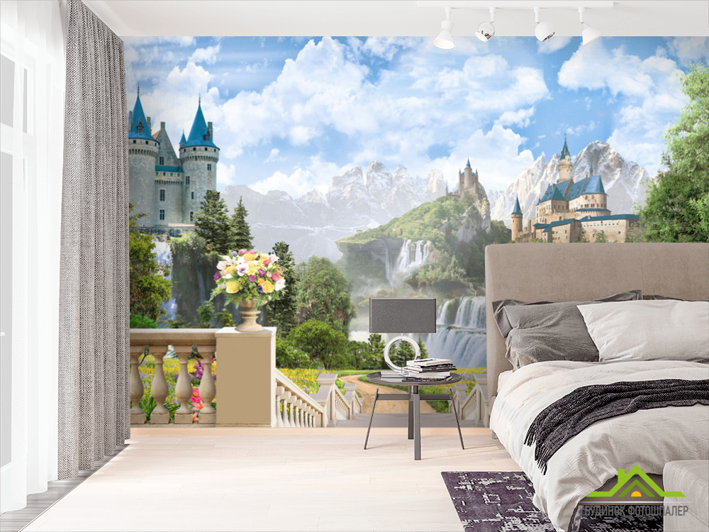 Фотошпалери Фреска з замком