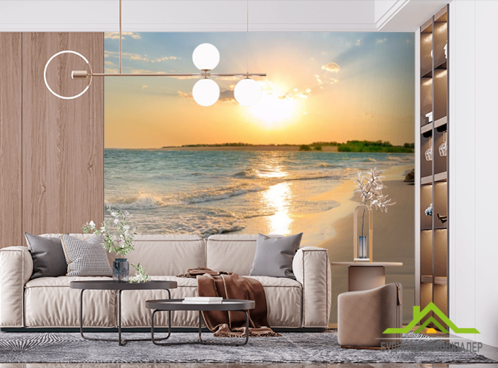 выбрать Фотошпалери сонце над морем Фотошпалери Природа на стіну