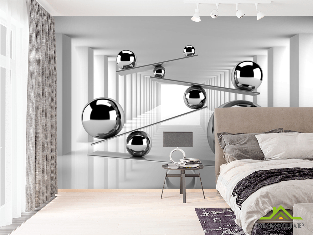 Фотошпалери 3D кулі