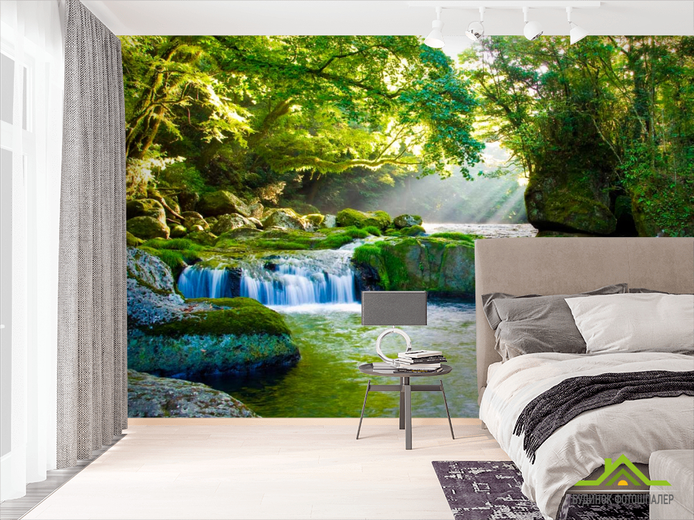 Фотообои Дивный уголок леса