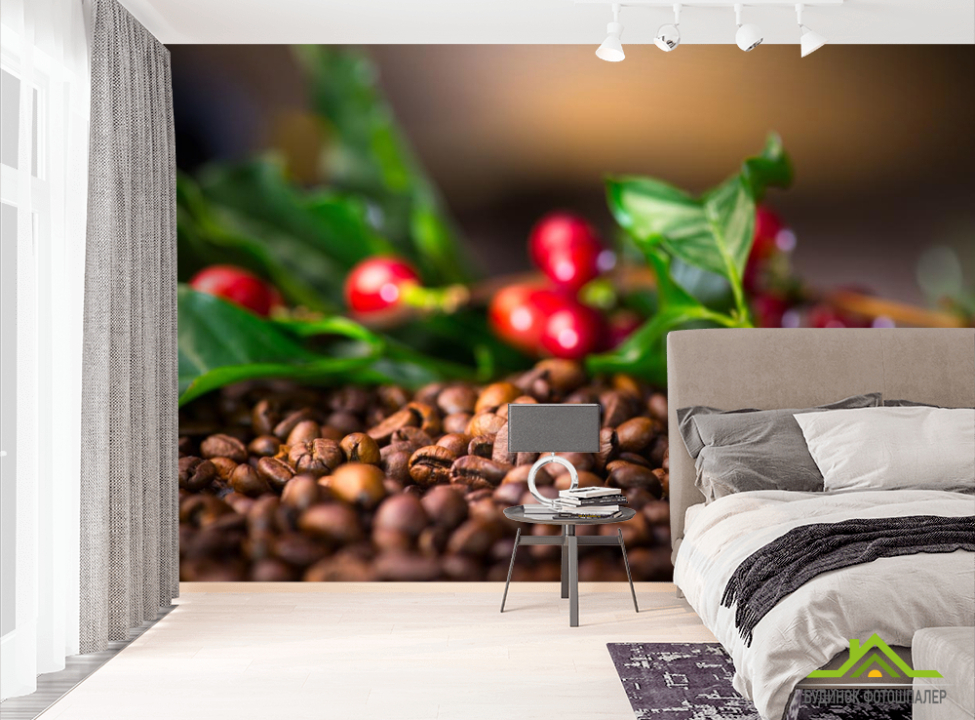 выбрать Фотообои ягоды и кофе Фотообои Еда и напитки на стену