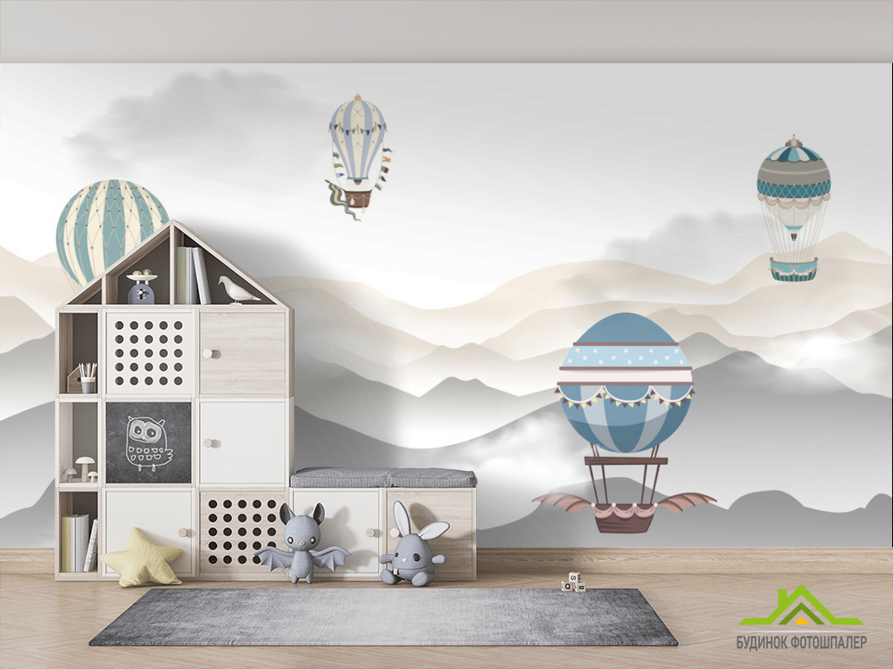 ФотообоиВоздушные кулі на тлі гір