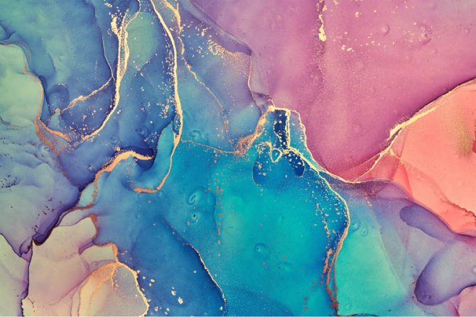 Фотошпалери яскравий флюїд