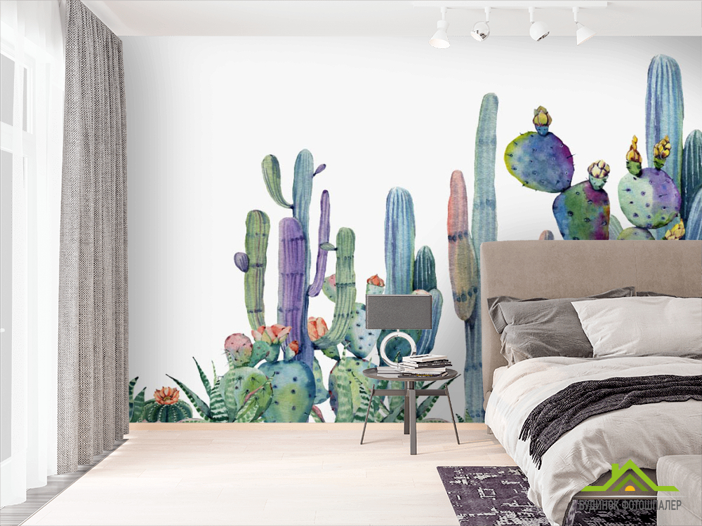 Фотообои тропические кактусы