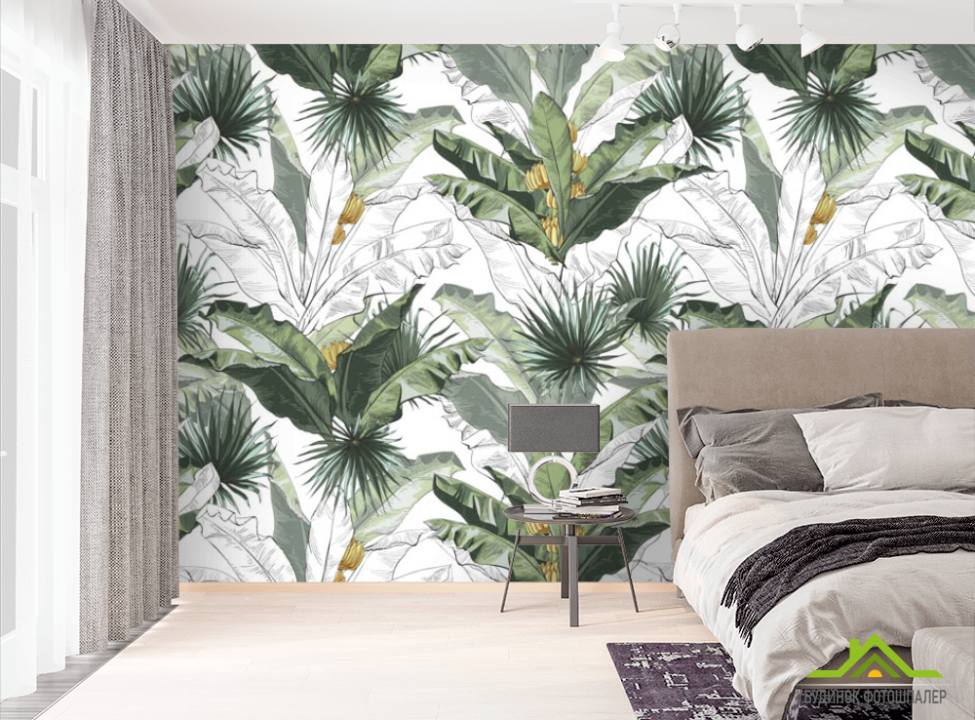 выбрать Фотошпалери бананове листя Фотошпалери різні на стіну