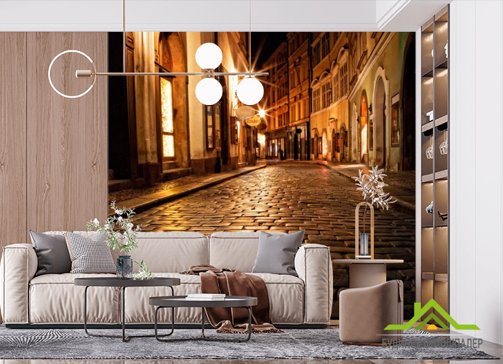 Фотошпалери Квіти і арка