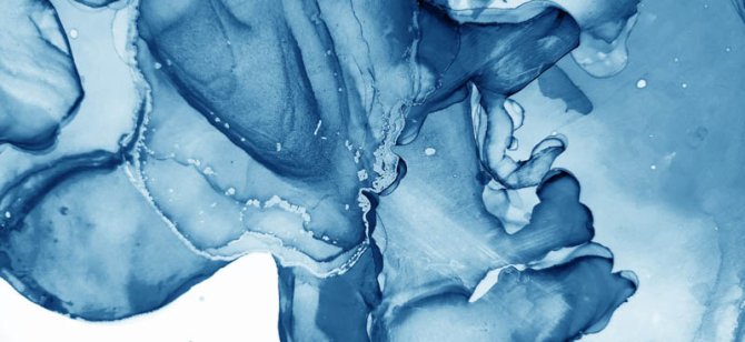 Фотошпалери сині розводи флюїд