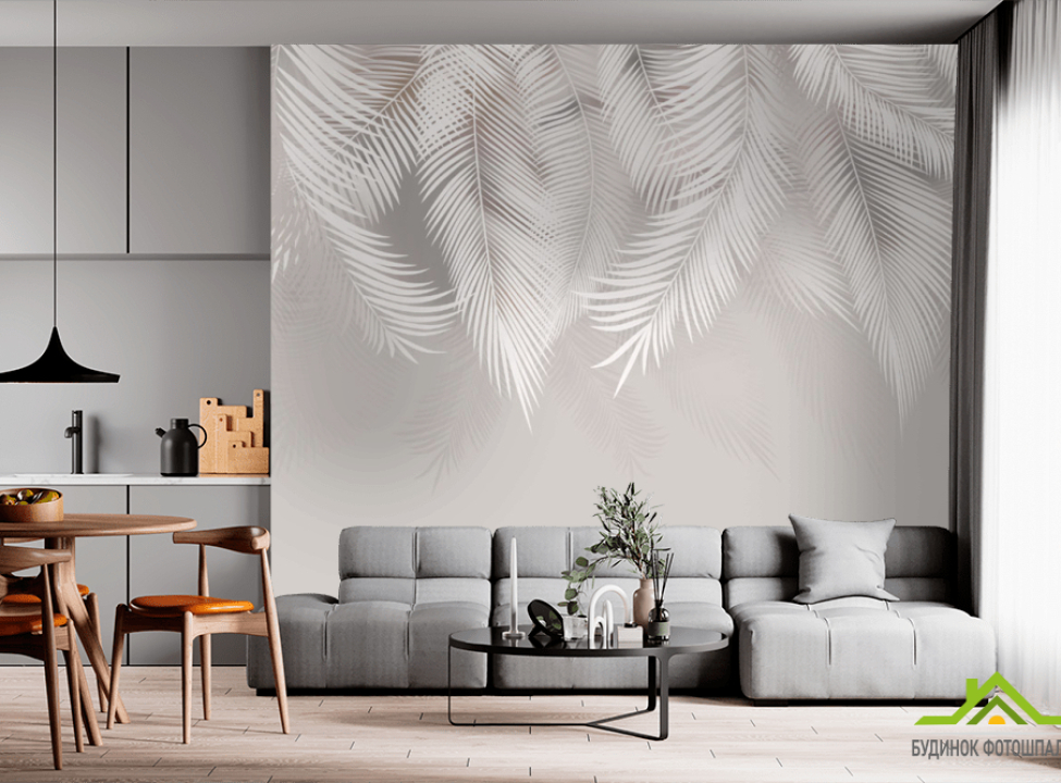 выбрать Фотообои листья для интерьера Фотообои Дизайнерские листья на стену