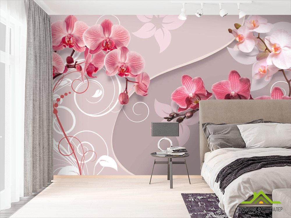 Фотообои Орхидеи 3д