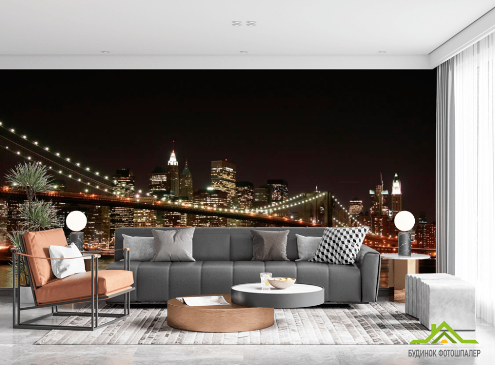 выбрать Фотошпалери Спокійний міст New York Фотошпалери Місто на стіну