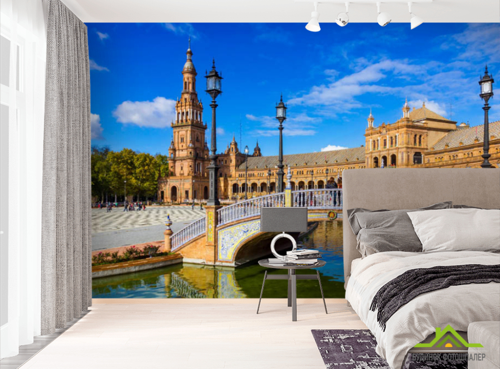 выбрать Фотообои Мостик в старом городе Фотообои мостик на стену