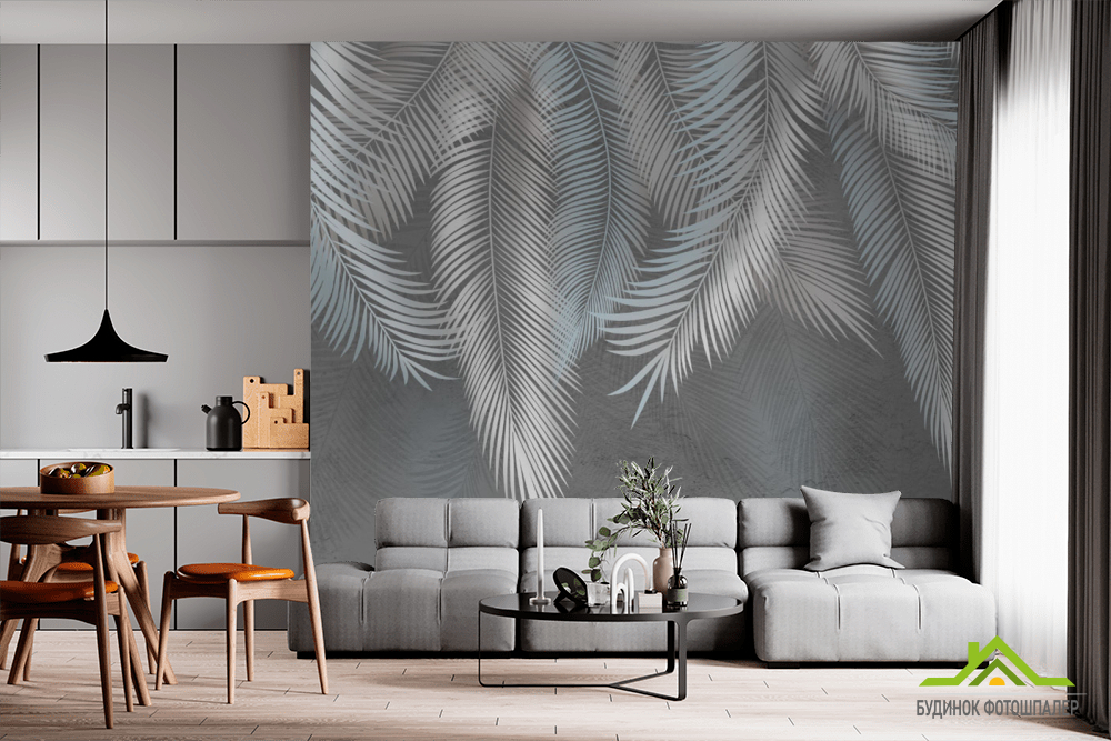 Фотошпалери тропічні листя