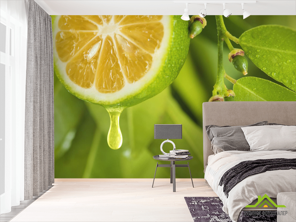 Фотообои Яркий лимон
