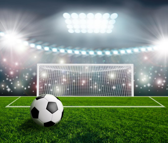 Фотообои мяч и ворота