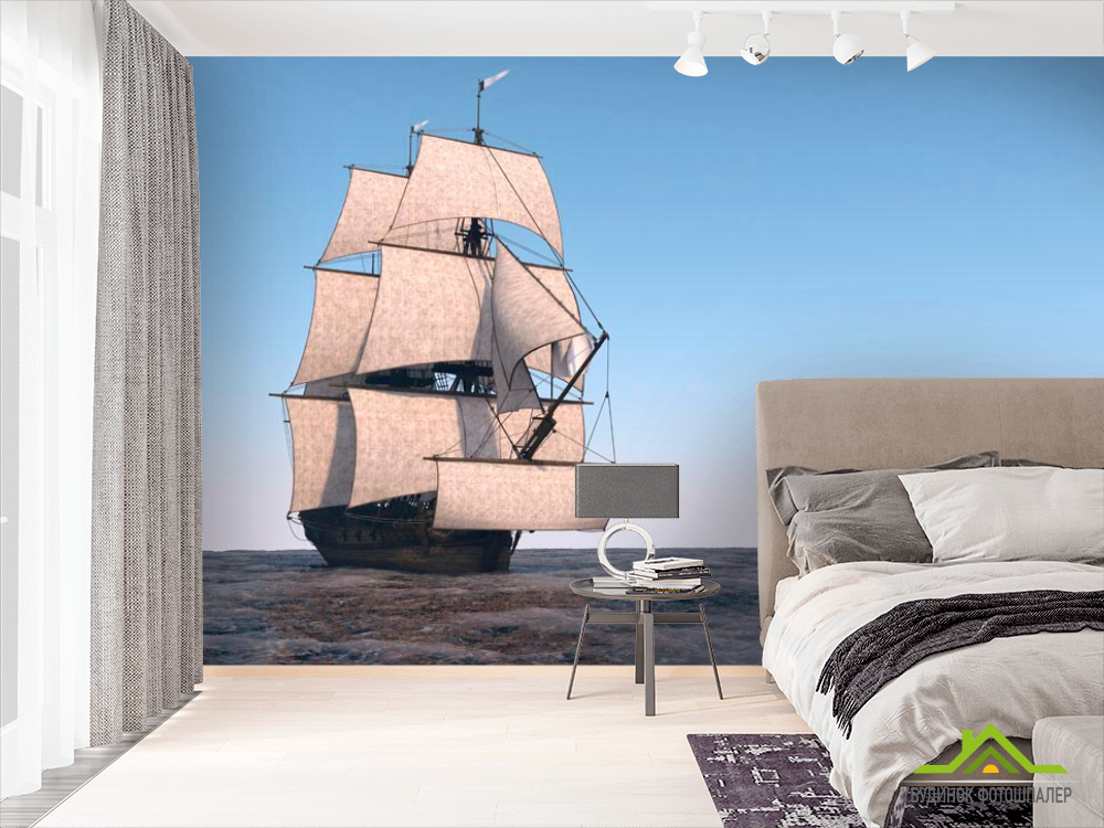 Фотообои Корабль на мели