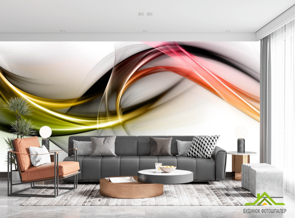 выбрать Фотообои Абстрактная волна Фотообои Абстракция на стену