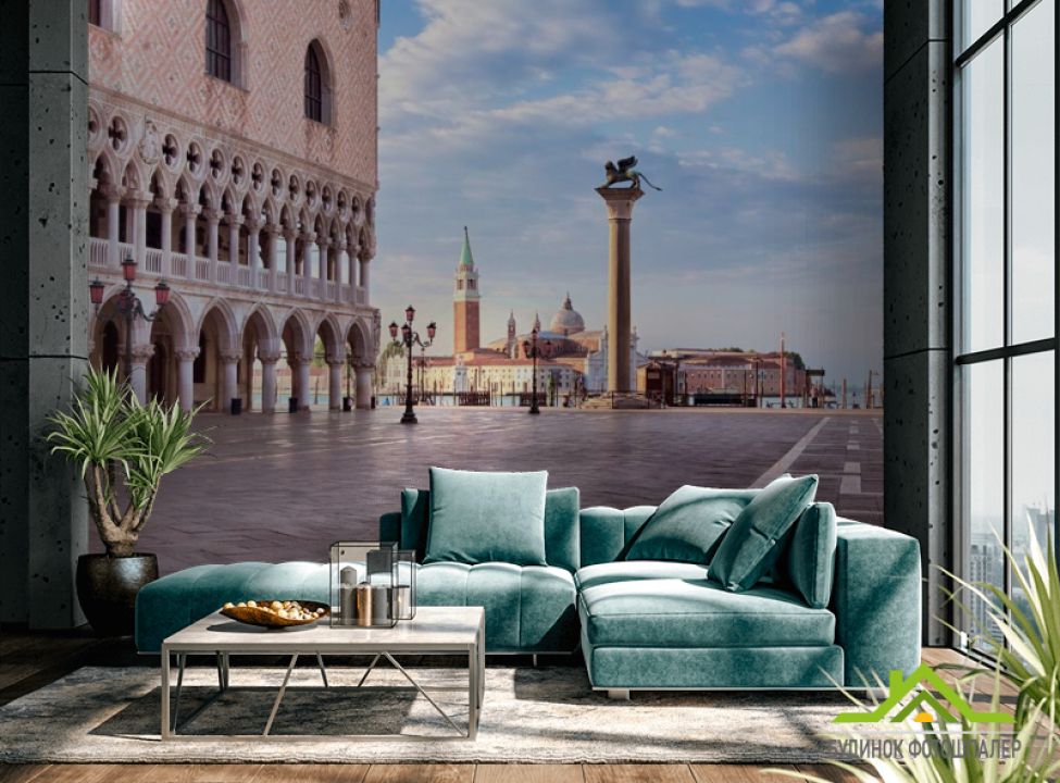 выбрать Фотообои Площадь Святого Марка, Амстердам Фотообои Старый город на стену