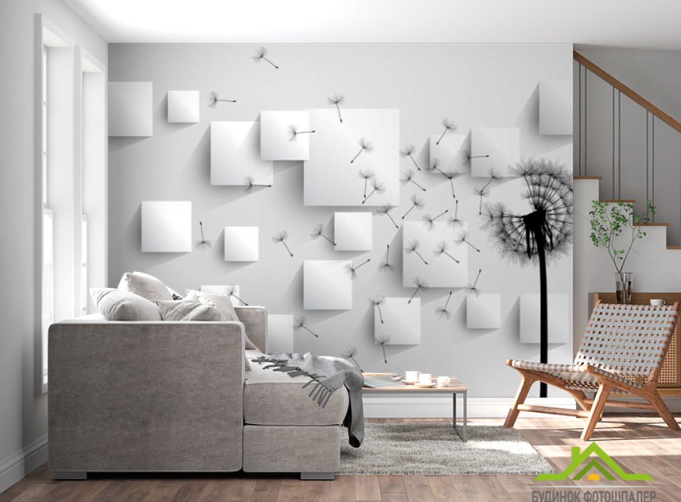 выбрать Фотообои Одуванчик 3д Фотообои Цветы на стену