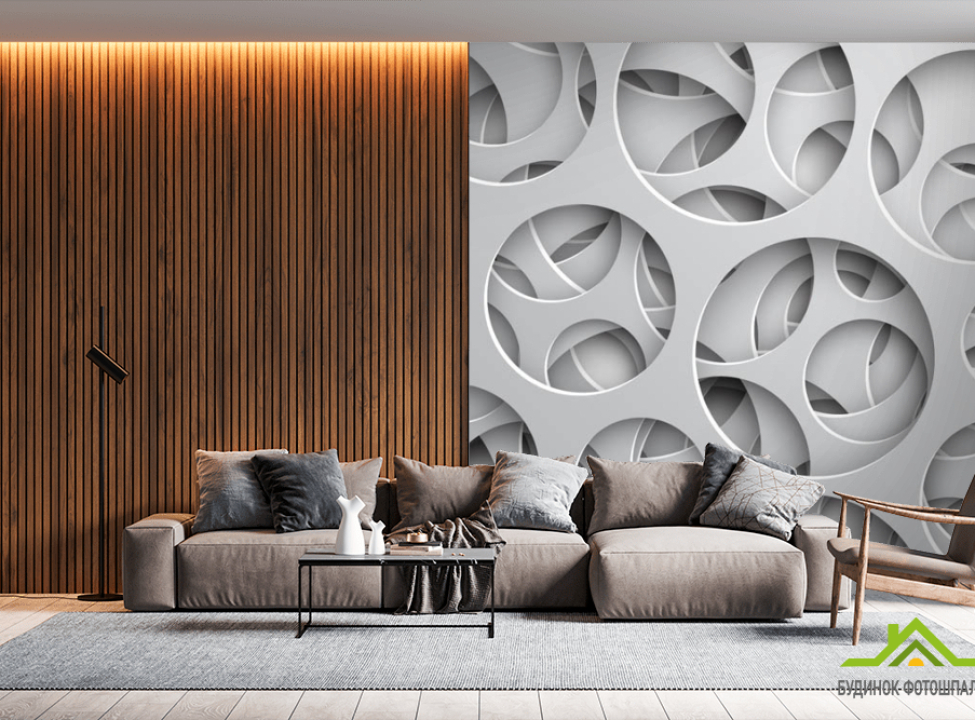 выбрать Фотообои 3д круги Фотообои разные на стену