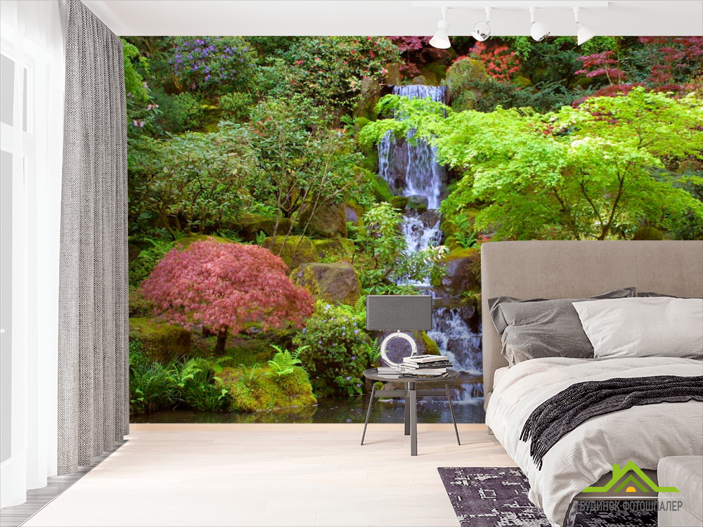 Фотообои Водопад, озерцо