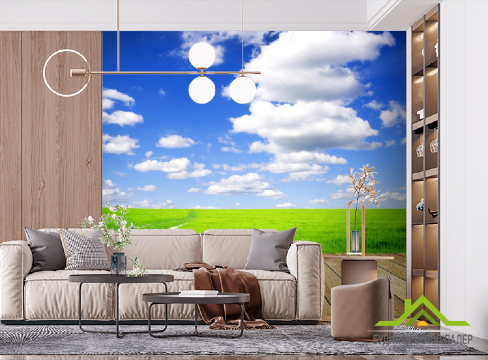 выбрать Фотошпалери небо і трава Фотошпалери Природа на стіну