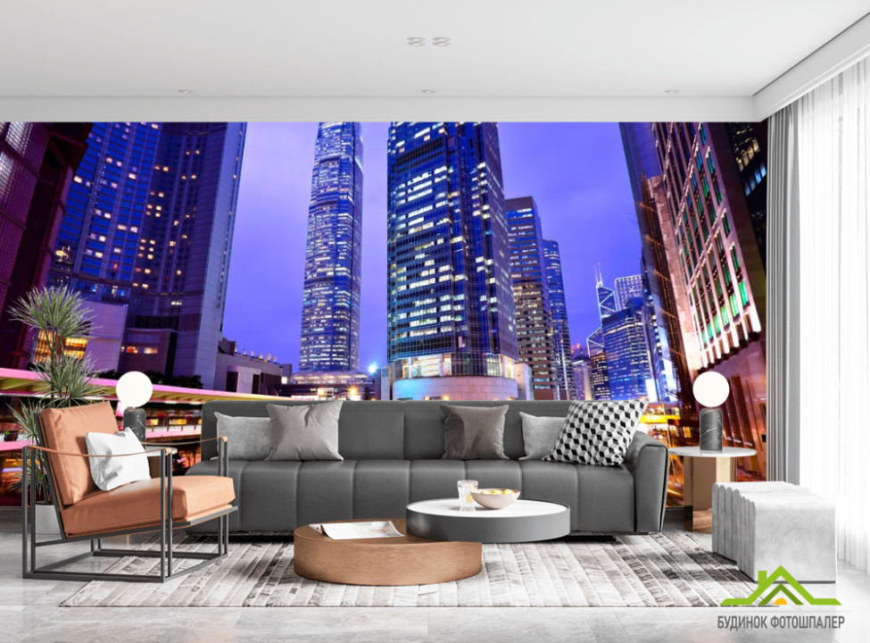 выбрать Фотообои Дорога в сердце Шанхая Фотообои Шанхай на стену