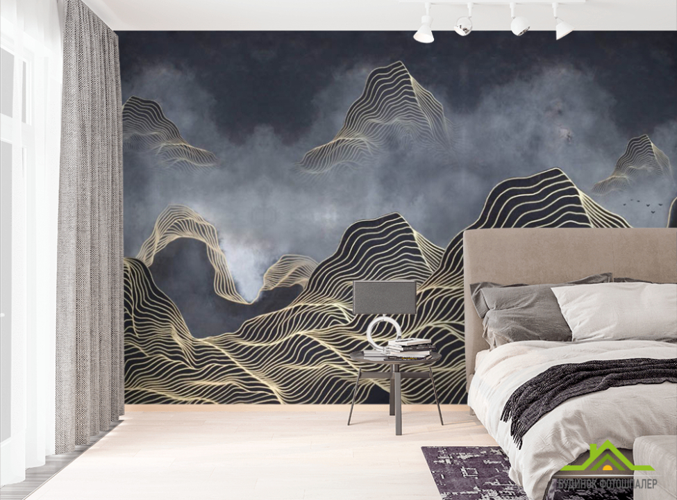 выбрать Фотошпалери абстрактні гори Фотошпалери Абстракція на стіну