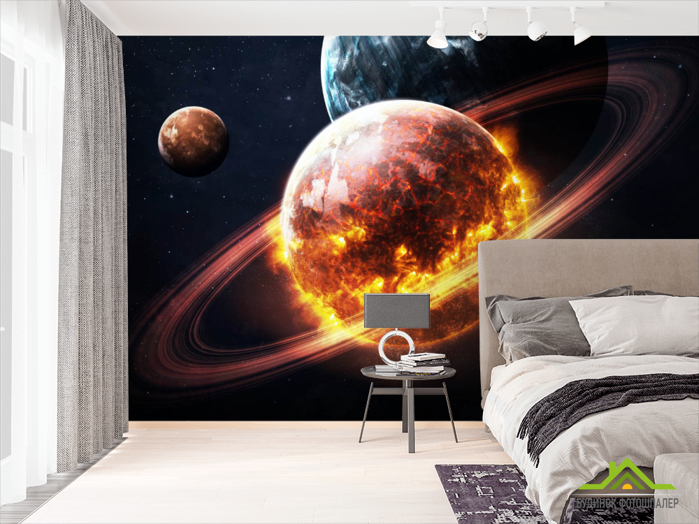 Фотошпалери Планети в космосі