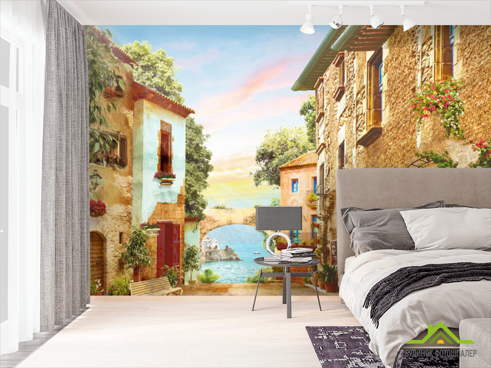 Фотошпалери Пейзаж старої вулички