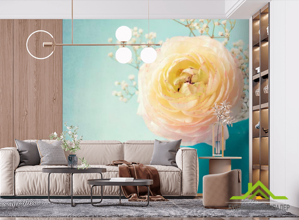 выбрать Фотообои Пион белый в вазе Фотообои Пионы на стену