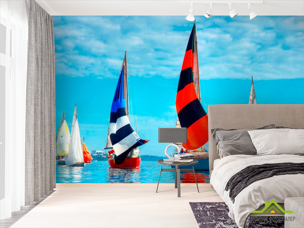 Фотообои Разноцветные паруса