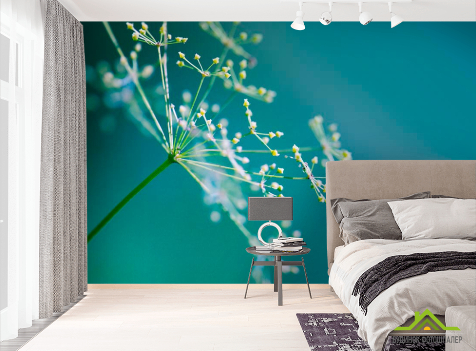 выбрать Фотообои веток-метелка Фотообои Цветы на стену
