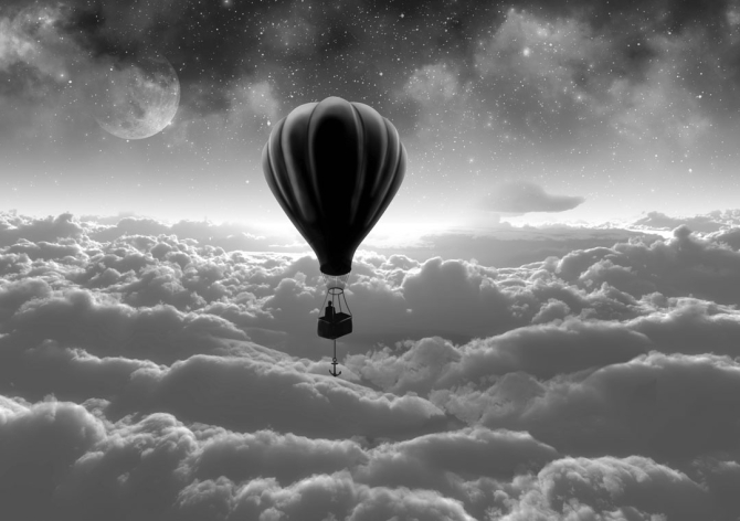 Фотошпалери повітряна куля