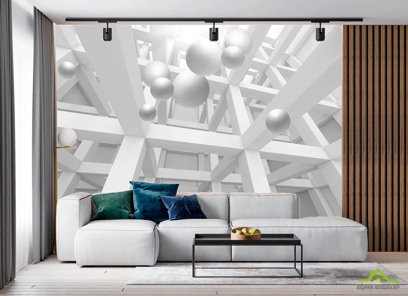 Фотообои 3д геометрия