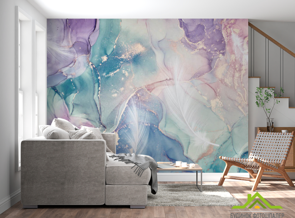выбрать Фотошпалери флюїд з пір'я Фотошпалери пір'я на стіну