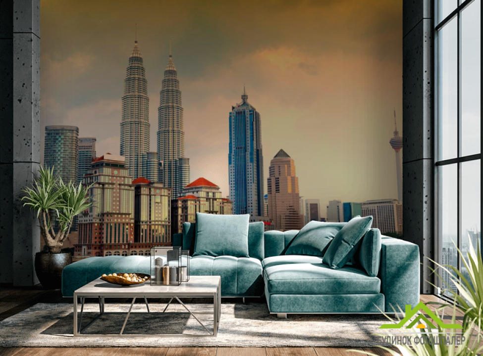 выбрать Фотошпалери Мрійливі висотки Нью-Йорка Фотошпалери Місто на стіну