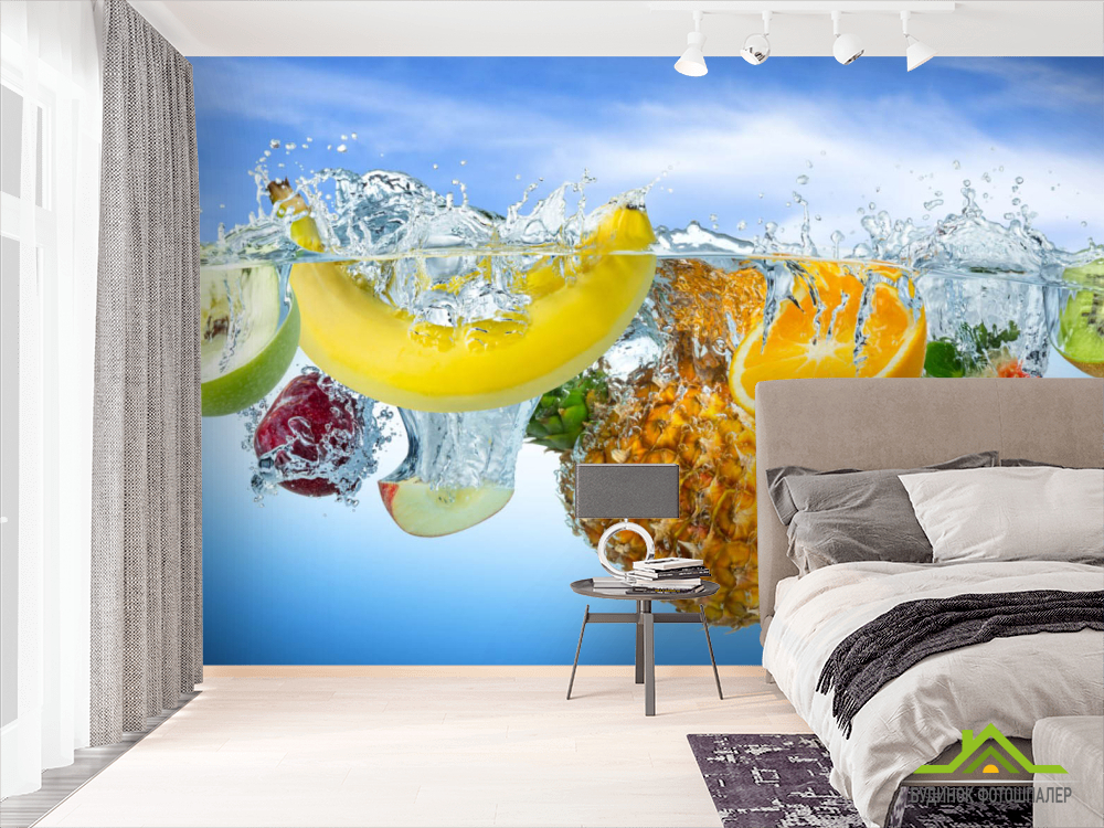 Фотообои Фрукты в воде