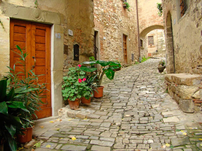 Фотошпалери Вуличка з аркою